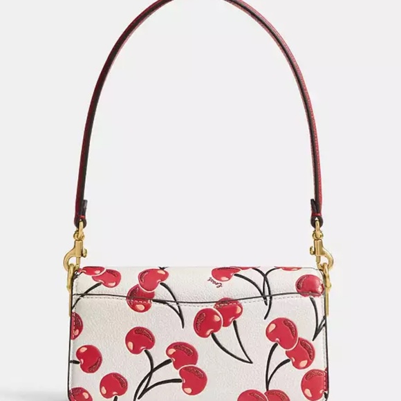 Authentic Coach Shoulder Cherry 🍒 Tabby - Picture 3 of 4
